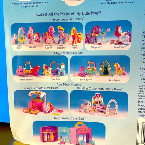 MY LITTLE PONY G2 VTG 1997 NWT MAGIC MOTION FRIENDS SWEET BERRY & ACCESS… - Picture 14 of 15